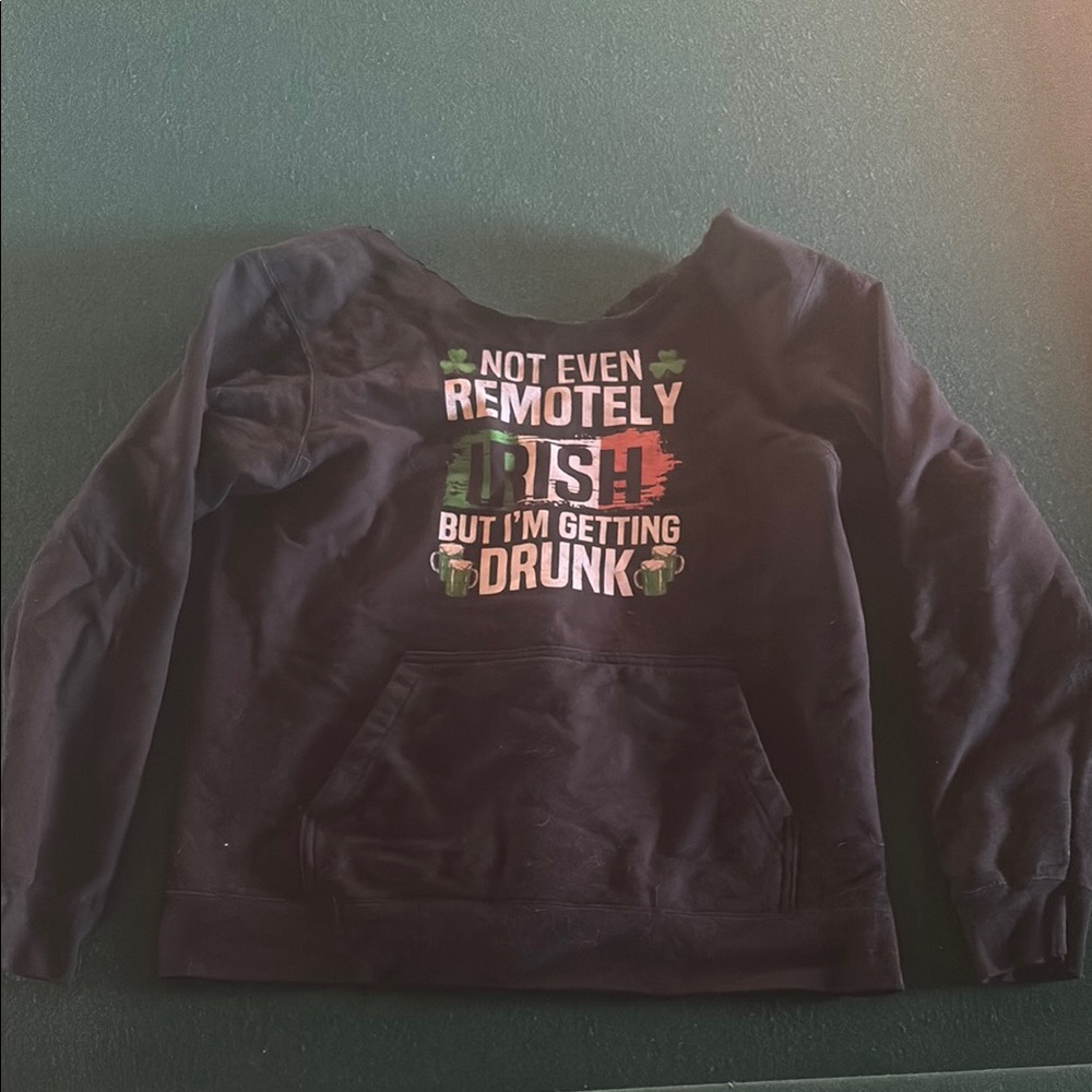 Black Graphic Sweatshirt